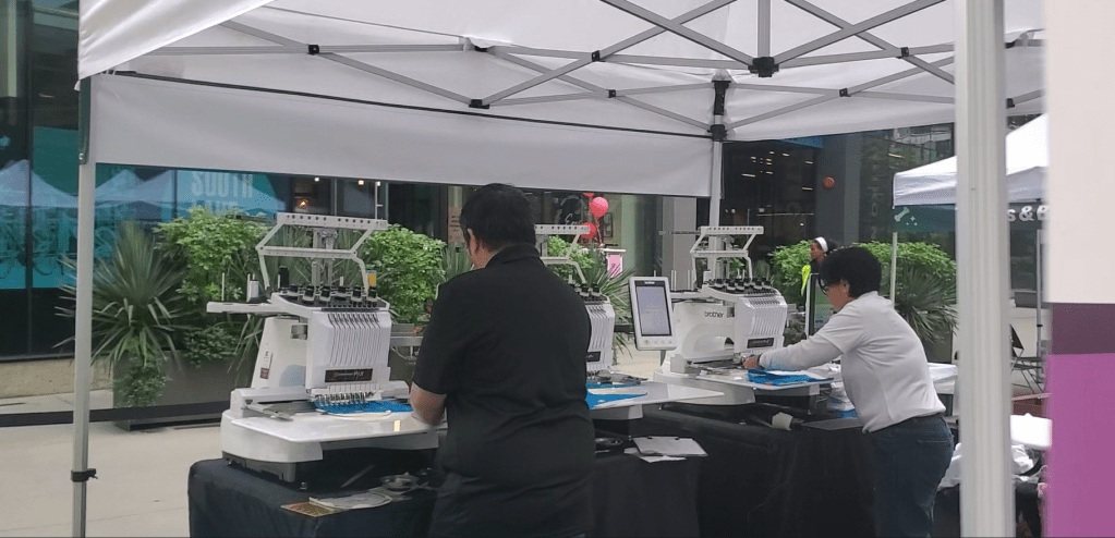 Live Event embroidery Seattle